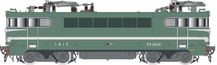 Locomotive électrique BB 9535 ép. IV-V SNCF digitale son - HO 1/87